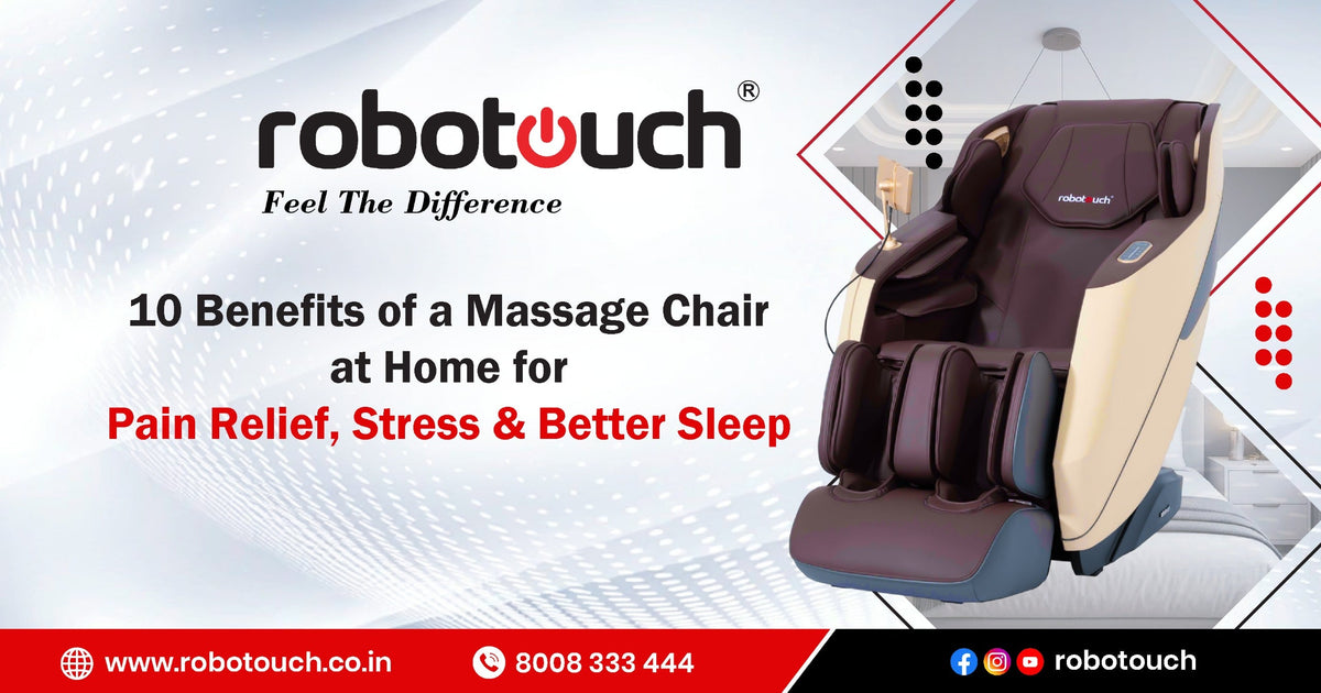 10 Massage Chair Benefits You Must Know for Pain Relief, Stress Relief &amp; Better Sleep